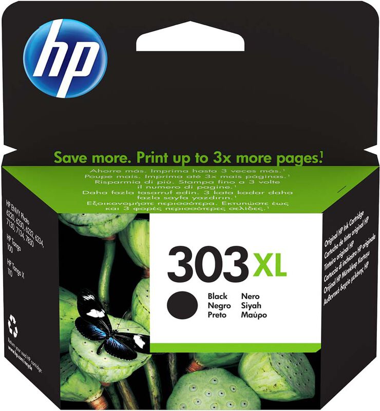 Cartucho original HP negro 303XL - T6N04AE