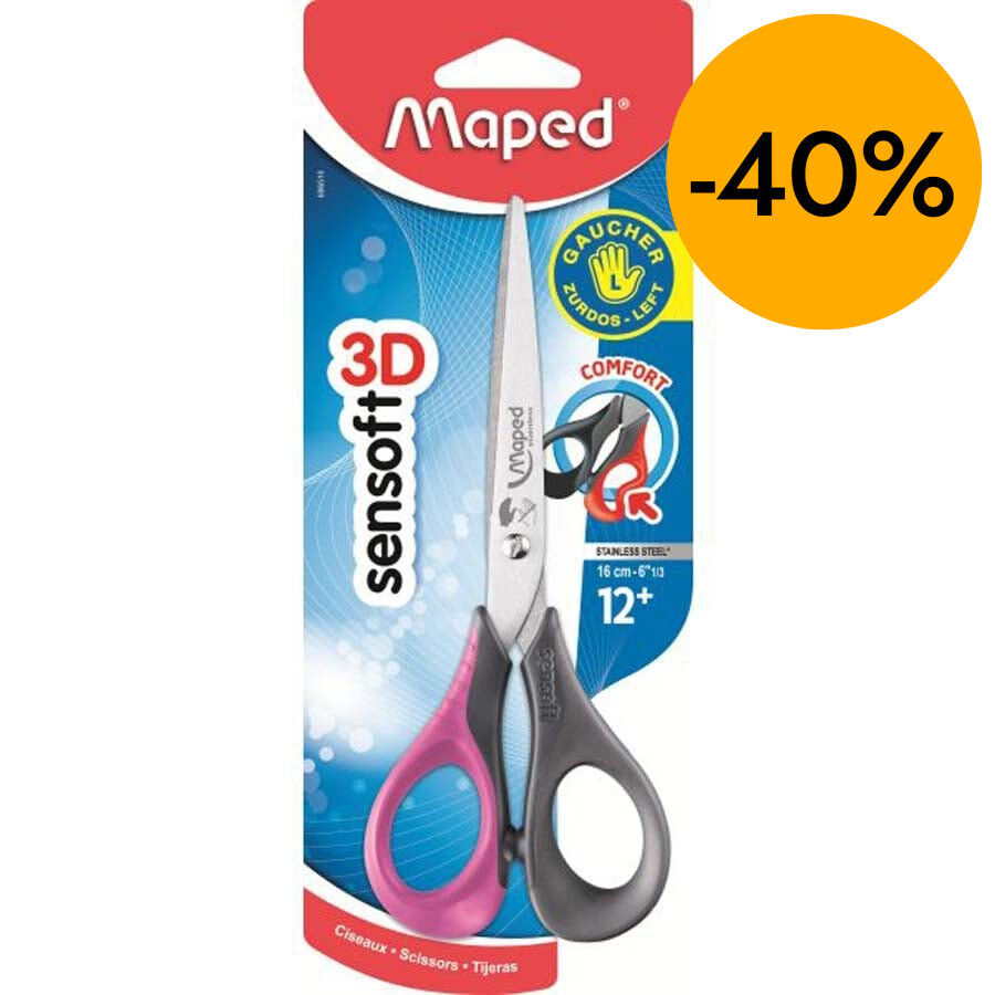 Tijera 16cm Maped para zurdos