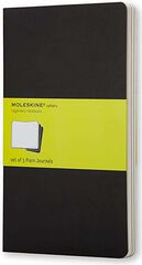 Pack 3 Libretas Moleskine L Negro Liso