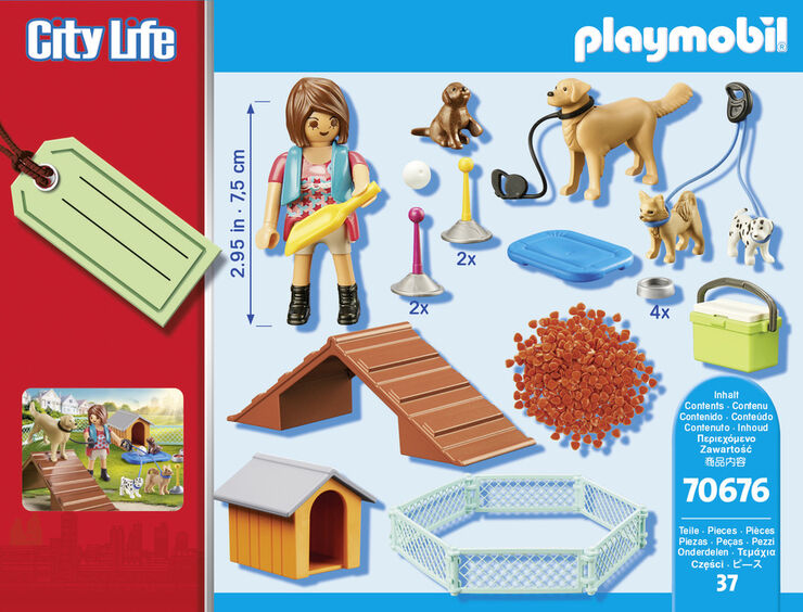 Playmobil City Entrenadora de Perros 70676