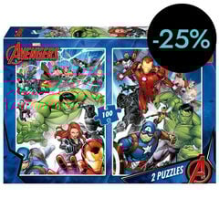 Puzle 2x100 piezas Avengers