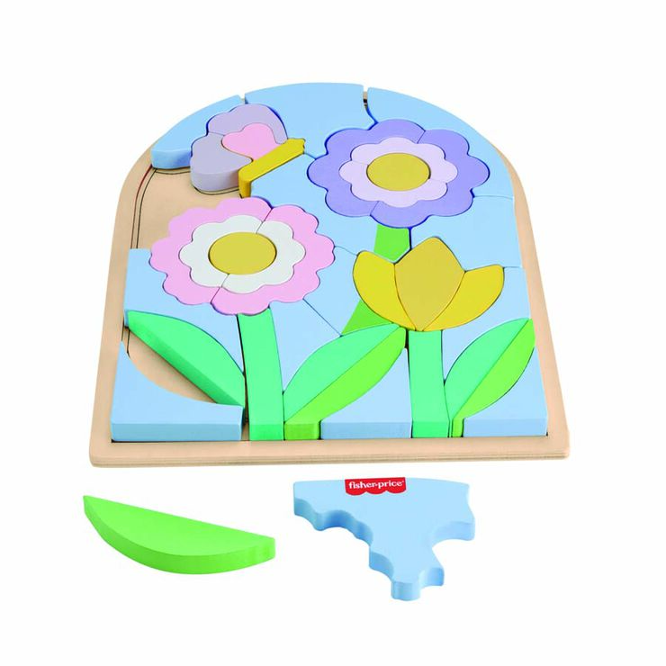Fisher Price Encaix Fusta Flors