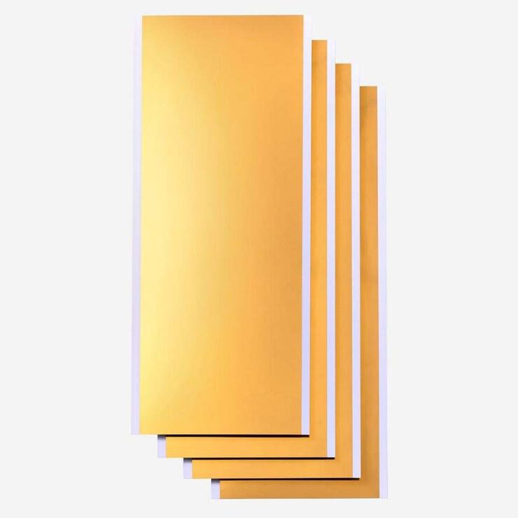 Vinil Smart imprimible permanent 14x33cm or 4 fulls