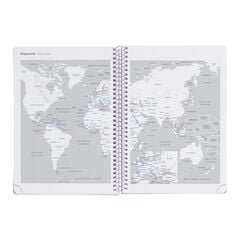Agenda Escolar Plus S/V Mult. 2026-2027 Lila