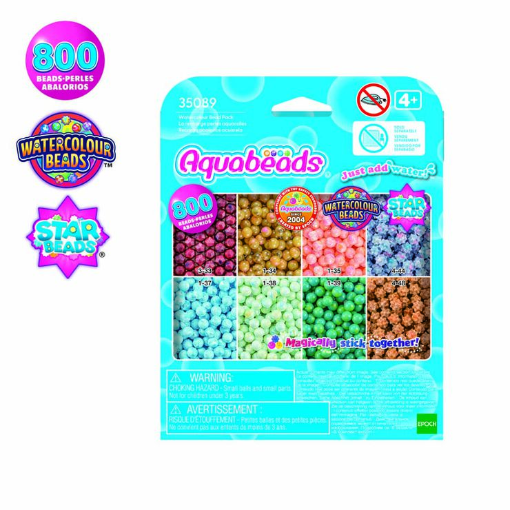Aquabeads recarga de cuentas de acuarela