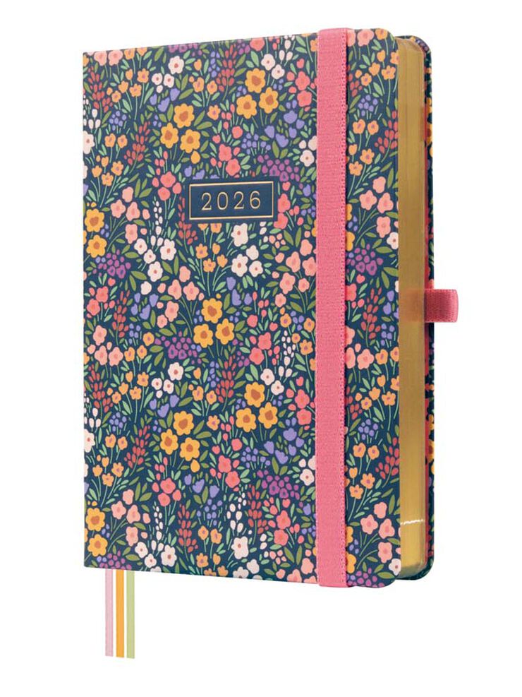 Agenda Finocam Design M4 día/pág cat 2026 Flora