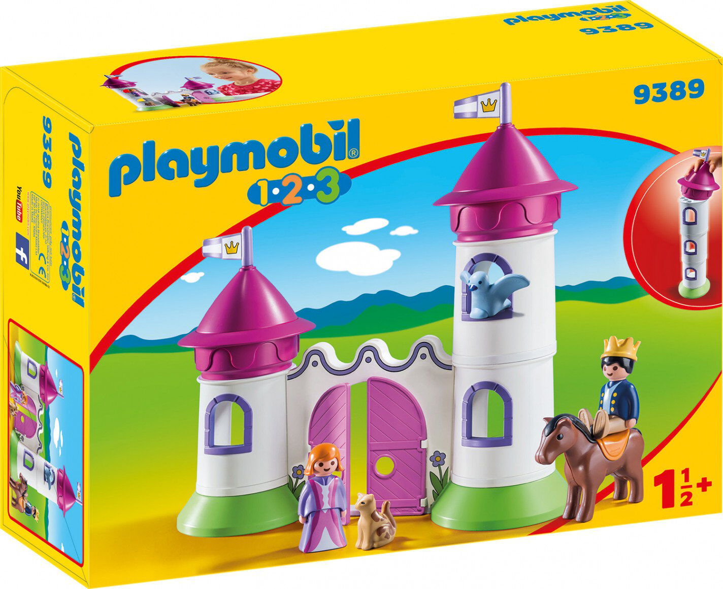 Playmobil 1.2.3 Castillo torre