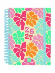 Agenda Escolar Finocam Diva 1/4 D&iacute;a/P&aacute;gina Catal&aacute;n 2026-27 Spring