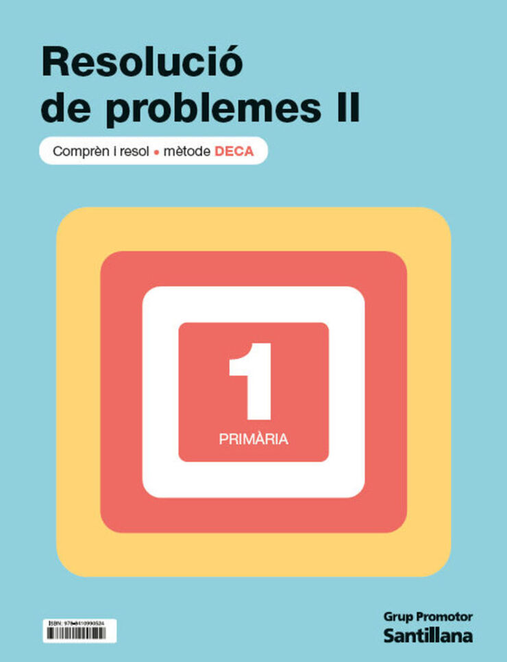 Quadern Problemes DECA II - 1r Primària