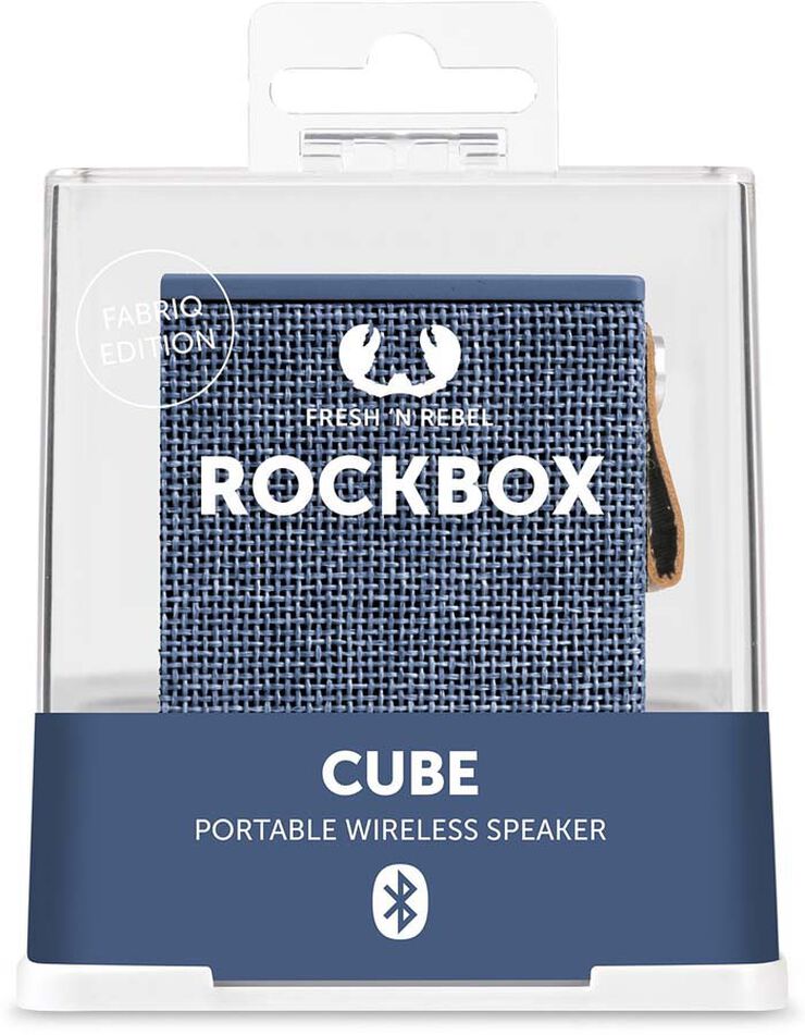 Altavoz Fresh n Rebel Bluetooth Fresh Cube Azul