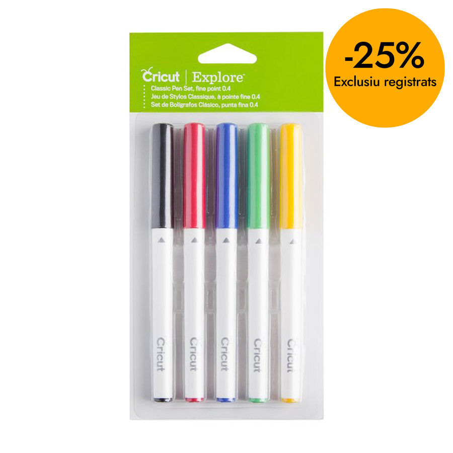 Rotuladores Infusible Ink 0,4mm cl&aacute;sico 5 colores