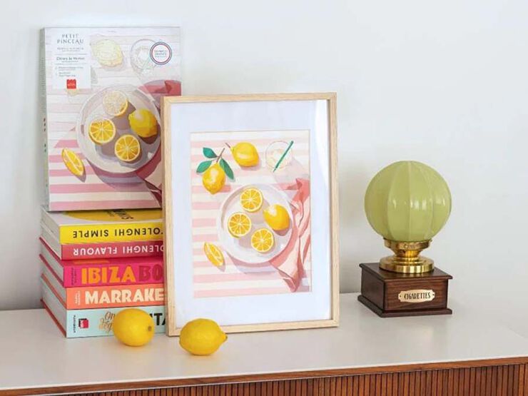 Pintar con n&uacute;meros Limones