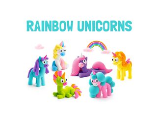 Hey Clay Set Unicorn 15 pots