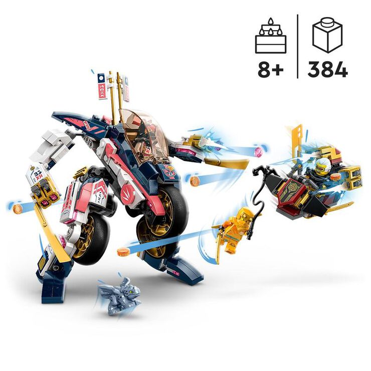 LEGO® NINJAGO Moto de Carreras Mecánica Transformer de Sora 71792