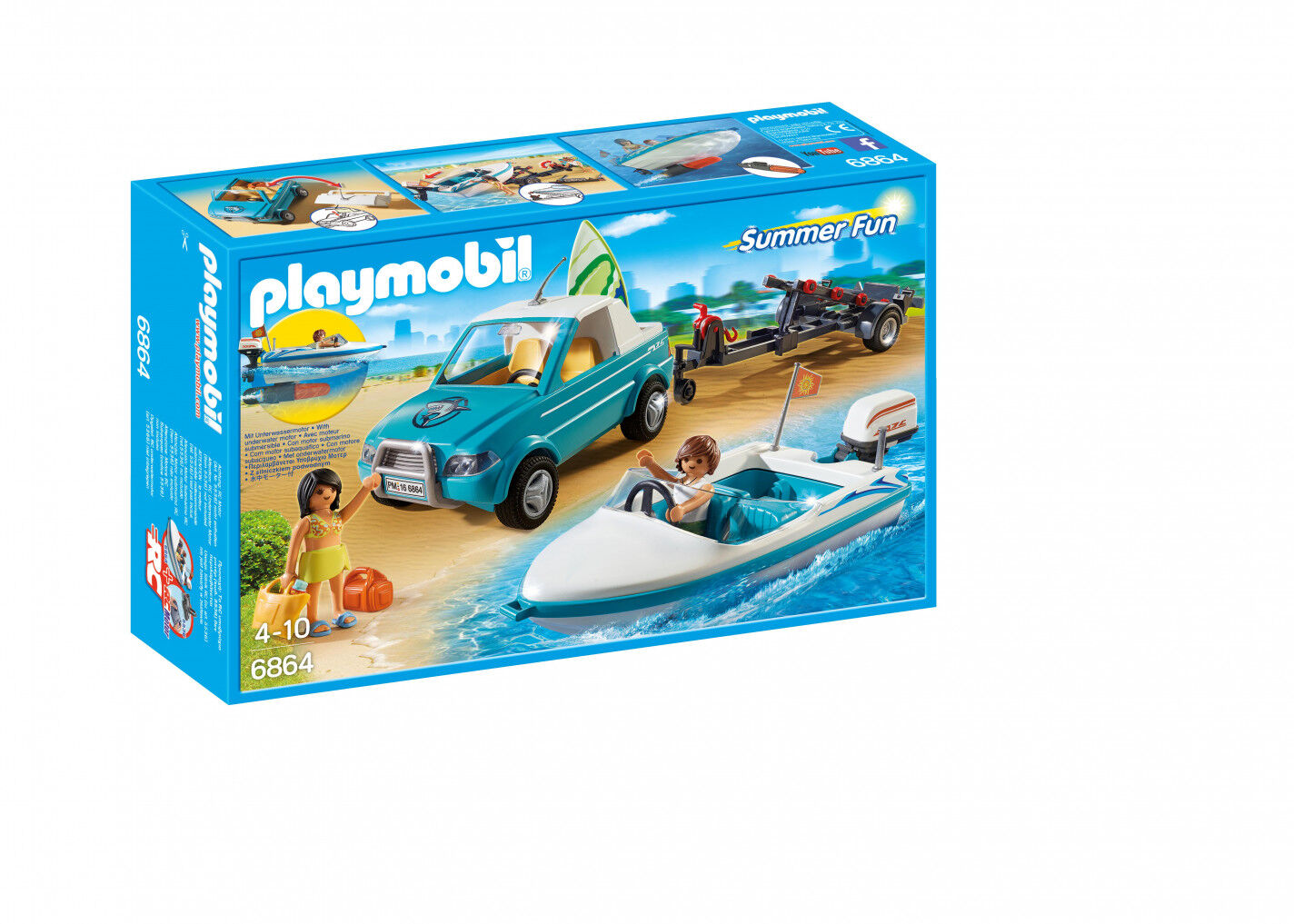 playmobil lancha vacaciones