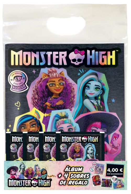 Starter Pack  (&Aacute;lbum + 4 sobres) Monster High