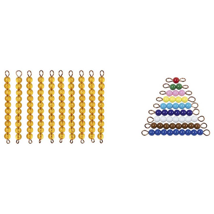 Montessori - Perlar númericas