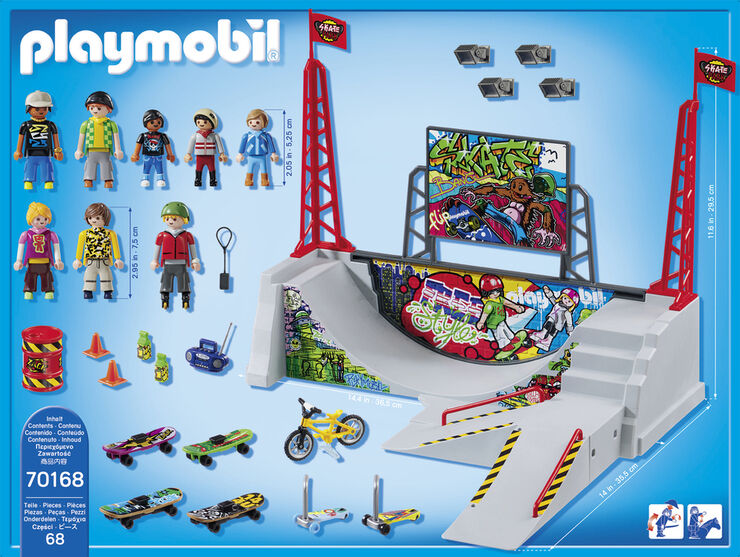 Playmobil City Parque de skate 70168