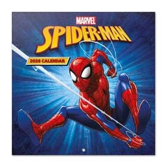 Calendario pared 2026 30x30cm Spiderman