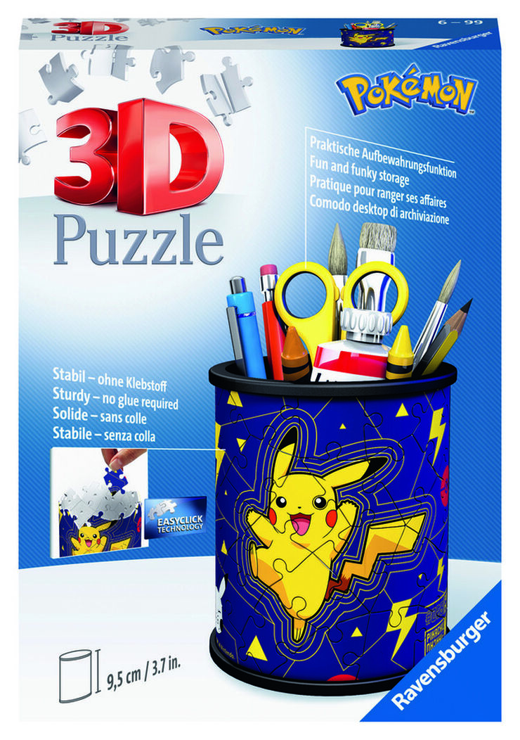 Gobelets Llapis Pokémon Puzle 3D 54 peces Gobelets Llapis Pokémon Puzle 3D 54 peces