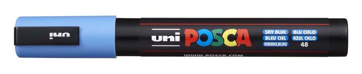 Retolador Posca PC-5M blau cel