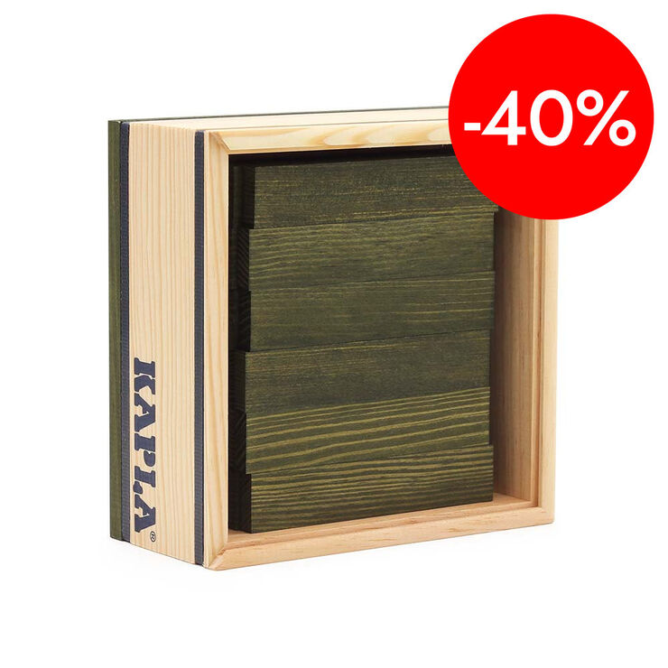 Joc de construcci&oacute; Kapla 40 llistons verd