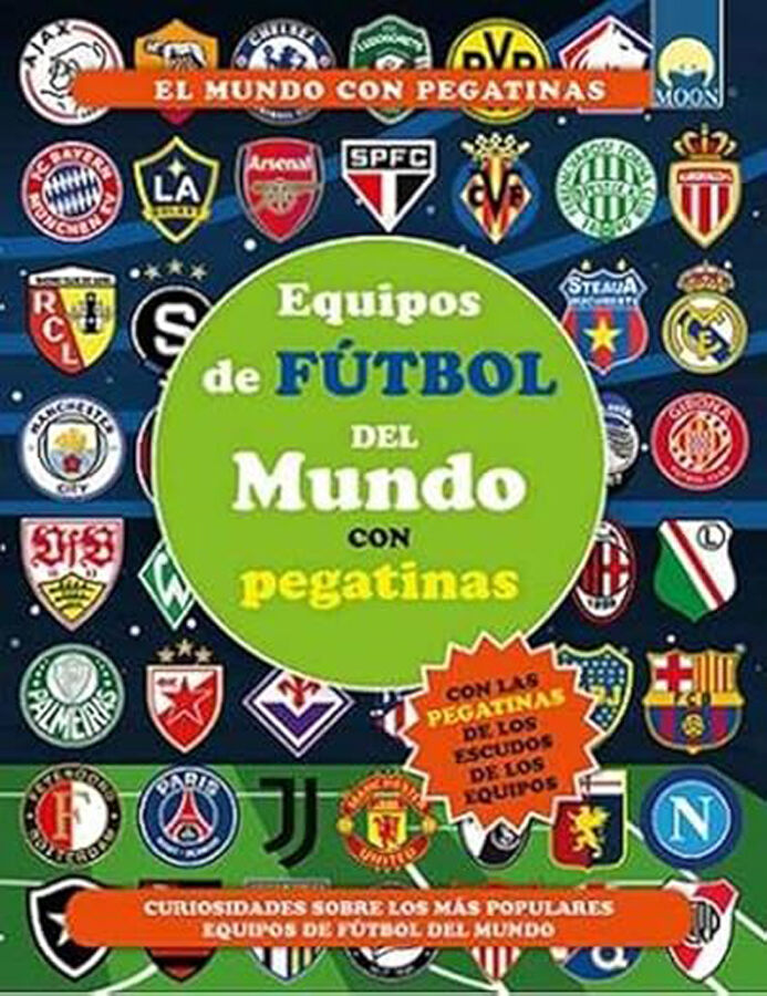 Equipos de f&uacute;tbol del mundo con pegatinas