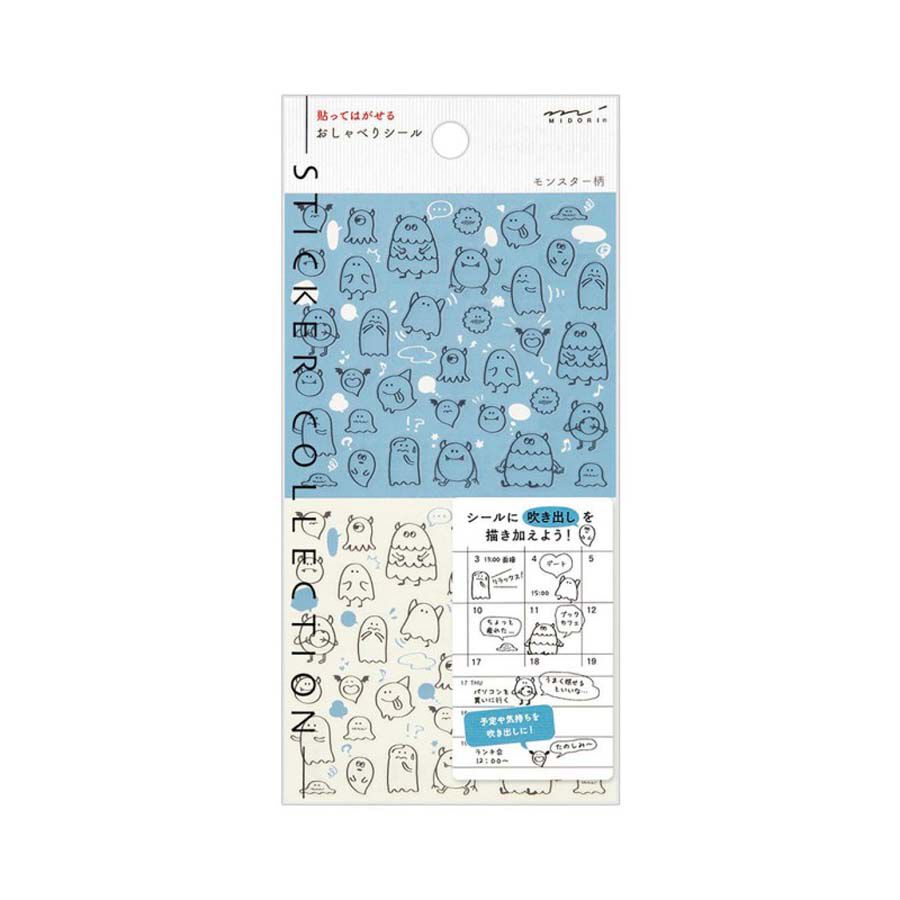 Pegatinas Midori 2591 Chat Monsters 2 hojas