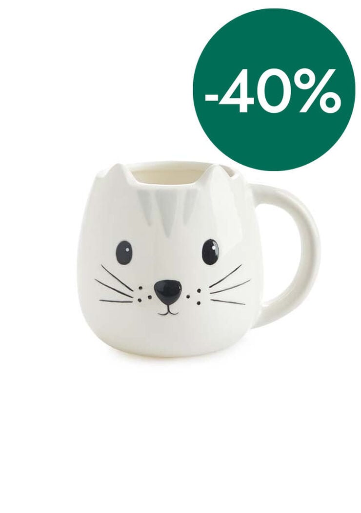 Taza Kitty 400ml blanco