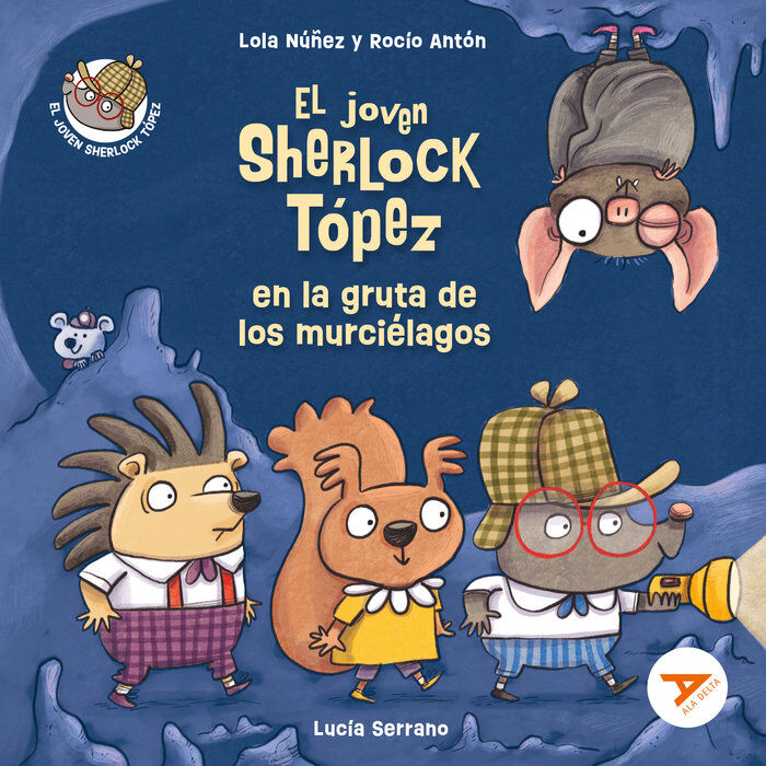 El joven Sherlock T&oacute;pez en la gruta de los murci&eacute;lagos