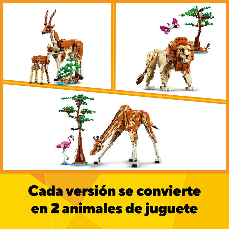 LEGO® Creator Safari de Animales Salvajes 31150