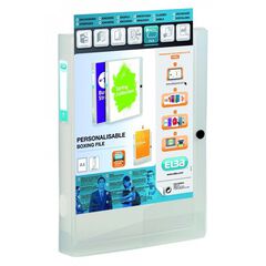 Carpeta cangur A4 llom 20 mm 4 anelles transparent