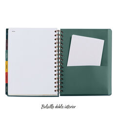 Agenda Miquelrius Plus Wire-O Dia P&agrave;gina Multiling&uuml;e Constellation 2027 Multicolor