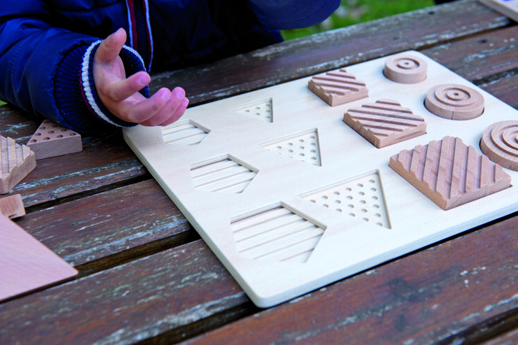 Geo Sensory Shapes Encaix Fusta