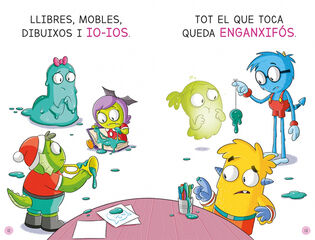 Aprendre a llegir a l'Escola de Monstres 10 - Dona'm gelat o l'hem liat