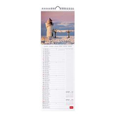 Calendari paret Legami 16X49 2024 Lighthouses