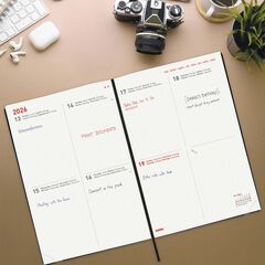 Agenda Finocam 16 mesos Dotted Y10 setm/vista mult 2025-26 negre