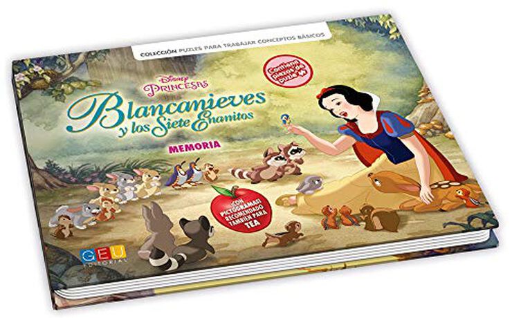 Blancanieves Y Los Siete Enanitos -Libro Juego De Memoria