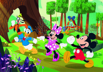 Puzle 104 peces maxi Mickey i amics