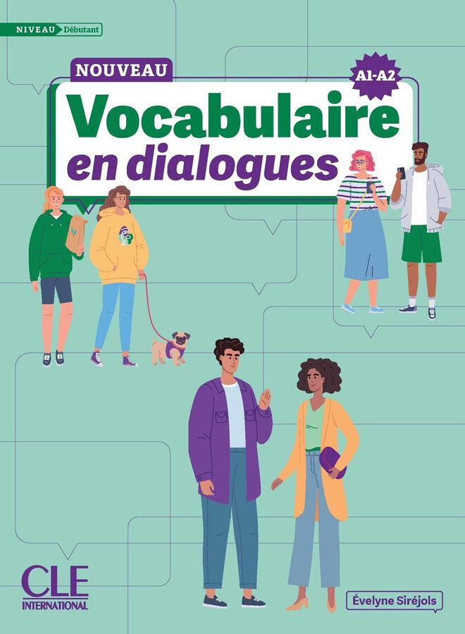 Le Nouveau Vocabulaire en dialogues - Niveau d&eacute;butant (A1/A2) - Livre + Audio en ligne