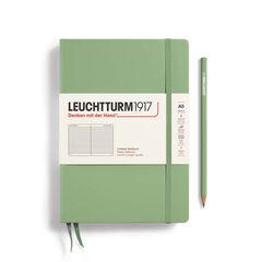 Libreta Leuchtturm A5 tapa dura raya sage Libreta Leuchtturm A5 tapa dura raya sage