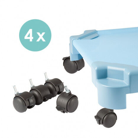 Set ruedas con freno 4u