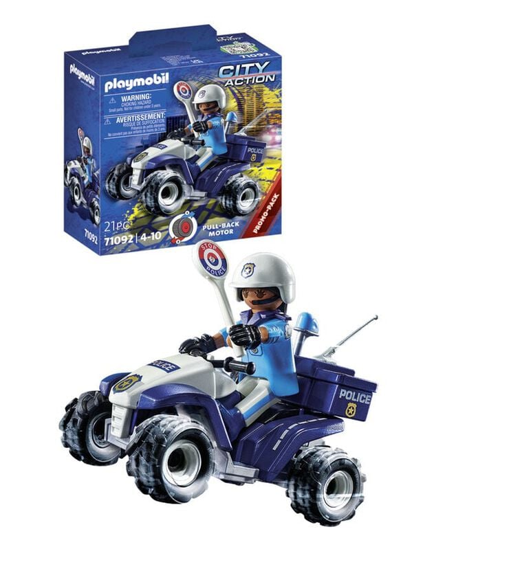 Playmobil City Speed ​​Quad Policia 71092