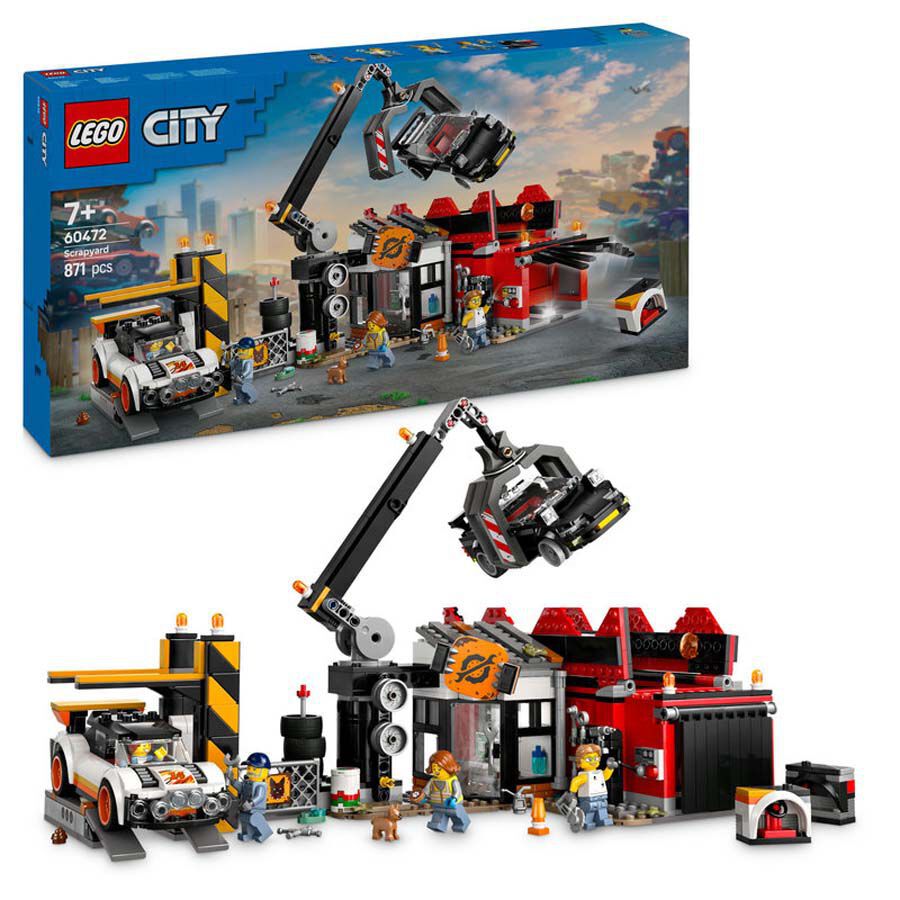LEGO&reg; LEGO City Desguace con Coches 60472