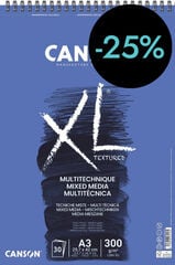 Bloc esbós Canson XL A3 Media 300g 30 fulls