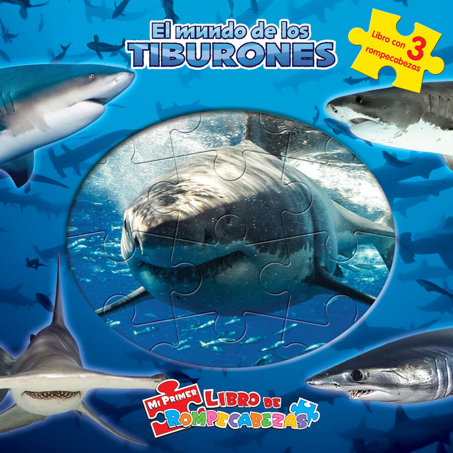 El mundo de los tiburones (Libro + 3 puzzles)