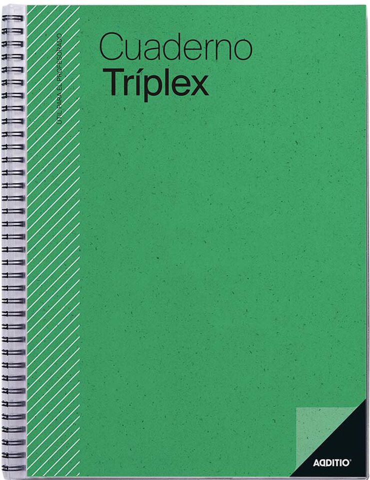 Cuaderno Triplex Additio castellano natural