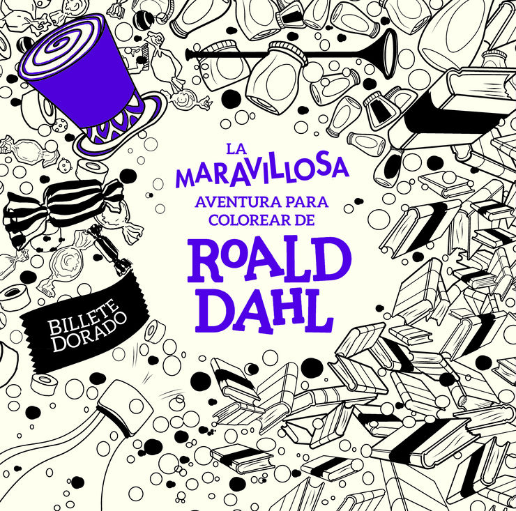 La maravillosa aventura para colorear de Roald Dahl