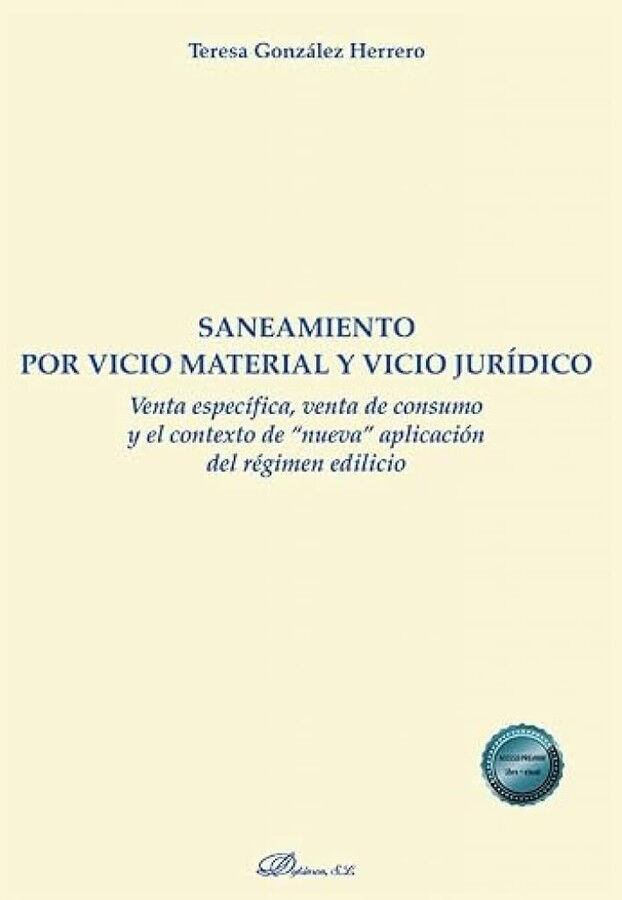 Saneamiento por vicio material y vicio jur&iacute;dico