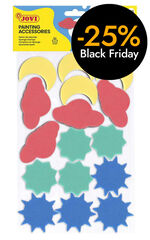 Esponges formes pintura Jovi set 3u